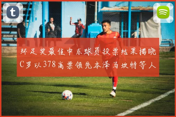 环足奖最佳中东球员投票结果揭晓C罗以378高票领先本泽马坎特等人